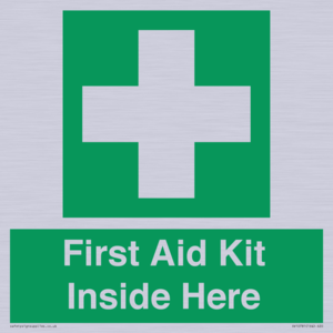First Aid Kit Inside Here